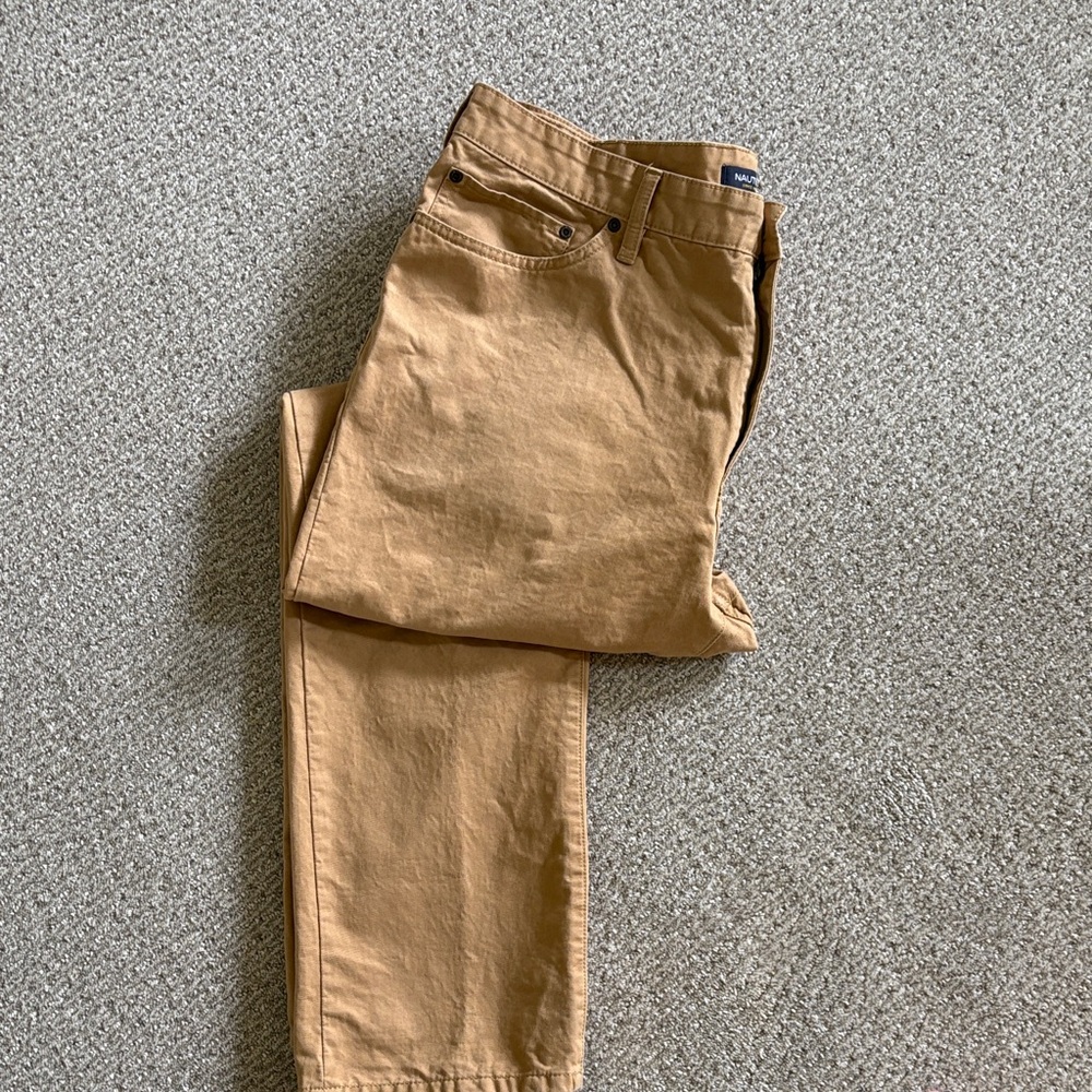 Nautica Men's Khaki Chinos
